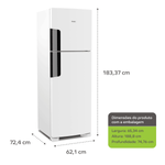A Geladeira Frost Free Duplex 386