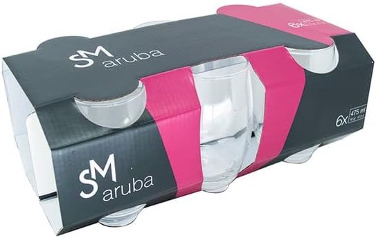 Jogo Copos sm Aruba Long Drink 465ml 6 Peças Nadir