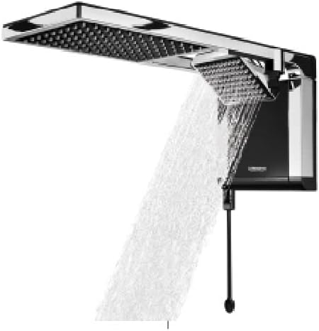 LORENZETTI Chuveiro Acqua Duo 220V 7800W, 7510104, Preto/Cromado, Pequeno