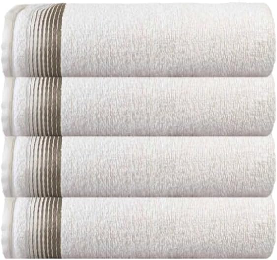 Kit Com 4 Toalhas Banhão Gigante Alta Absorção Sublime 70x150cm - Central Toalhas (Branco)