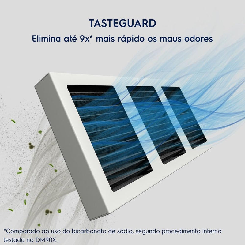 Geladeira Electrolux Frost Free 490L Efficient com AutoSense Inverse Black Inox Look (IB7B) 127 V