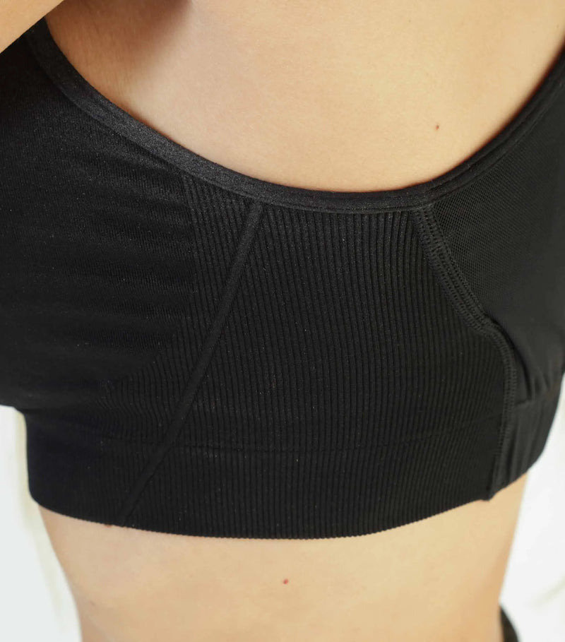 PostureEase - Top Esportivo Postural Para Mulheres Com Zipper