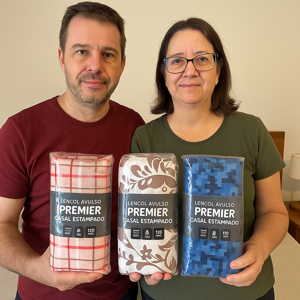 kit 03 Lençol De Baixo Casal Padrão Estampado Com Elástico Avulso Toque Macio
