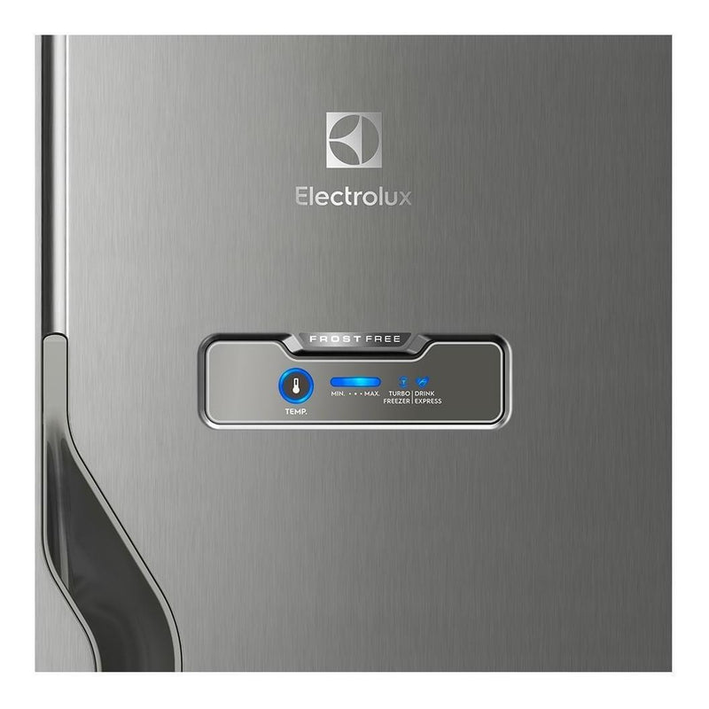 Geladeira frost free Electrolux TF39 inox com freezer 310L 127V