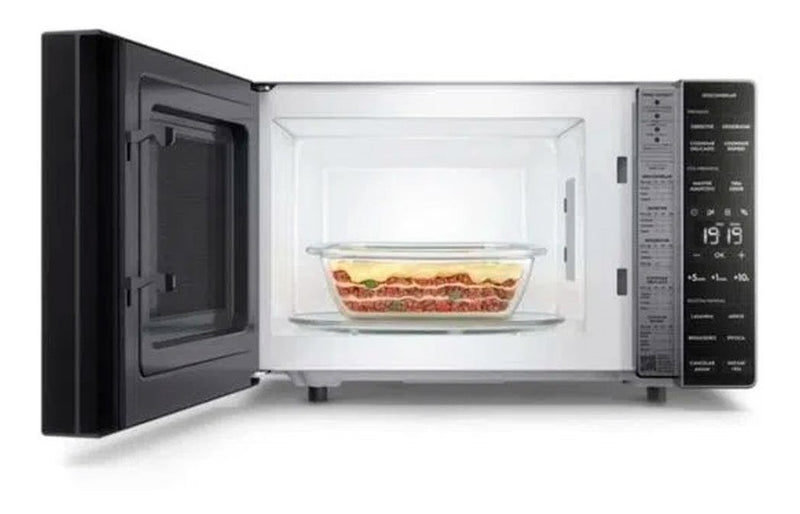 Micro-ondas ME23S 23L Efficient Com Descongelamento Assistido Cor Inox Electrolux 220V