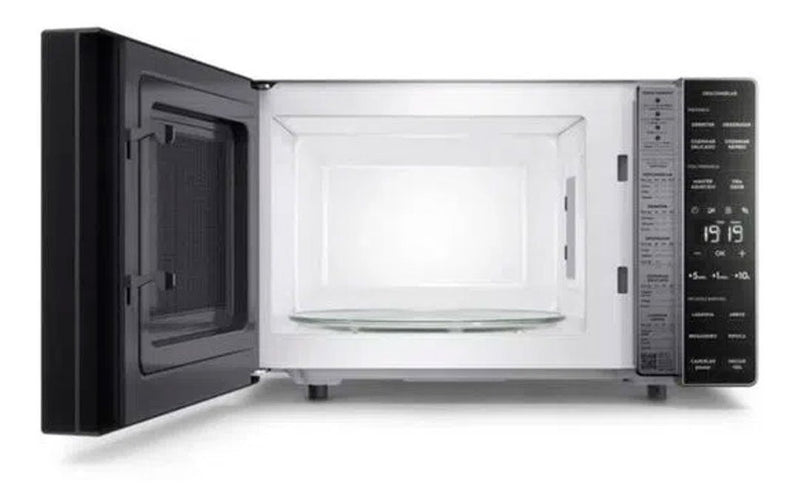 Micro-ondas ME23S 23L Efficient Com Descongelamento Assistido Cor Inox Electrolux 220V