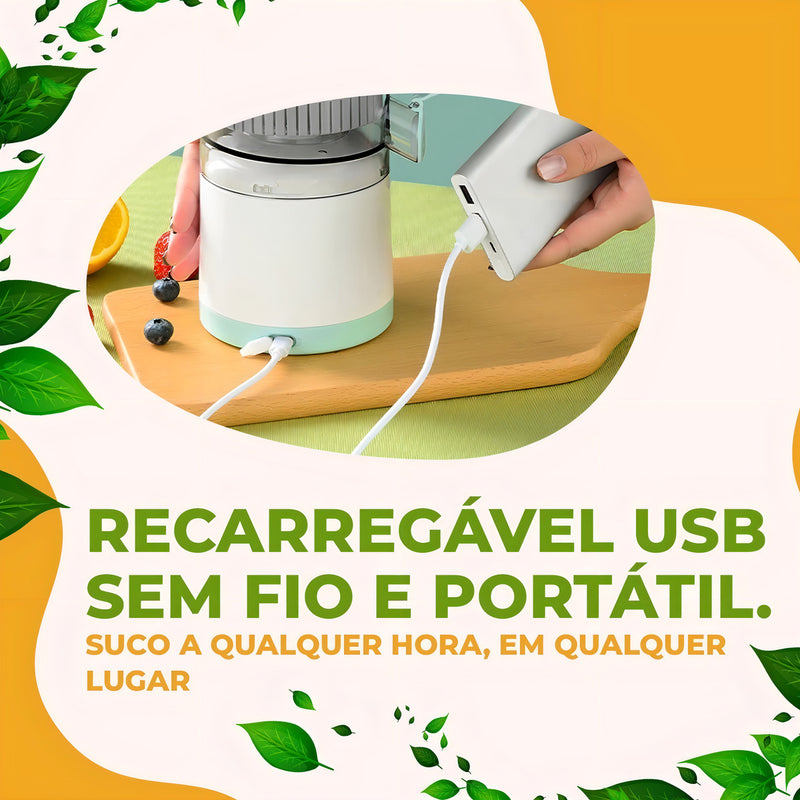 Espremedor Laranja Frutas Suco Mini Automático Elétrico 110V/220V