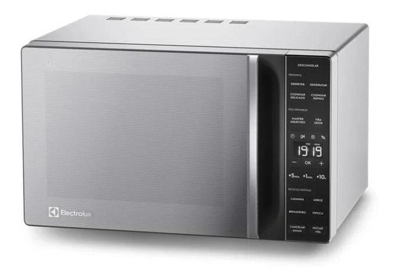 Micro-ondas ME23S 23L Efficient Com Descongelamento Assistido Cor Inox Electrolux 220V