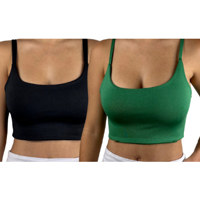 Kit Duo Fit Glam – 2 Tops Cropped Premium Suplex Forrado- Cropped Forrado Academia Feminina Blusa Suplex Varias Cores Liso e Estampados