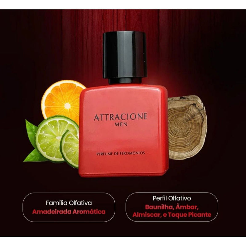 Attracione Men (Perfume Masculino com Feromônios Ativados)