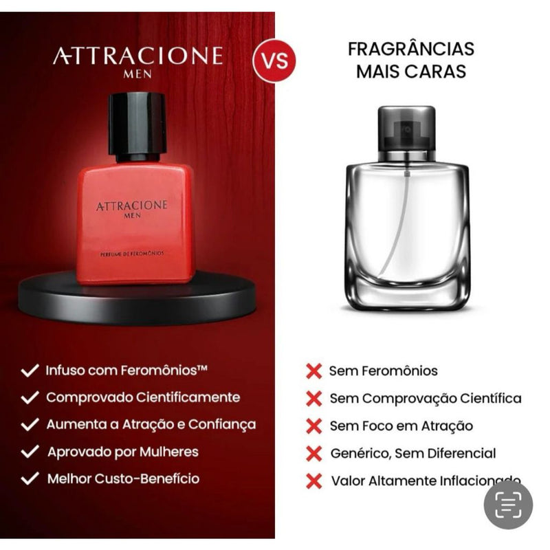 Attracione Men (Perfume Masculino com Feromônios Ativados)