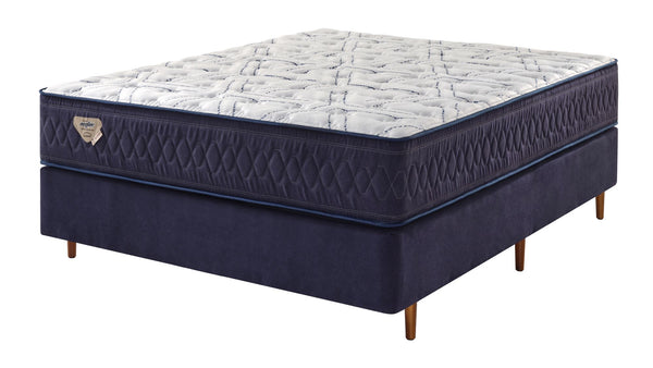 Cama Box Com Colchão Ecoflex  High Density II Com Molas Superlastic