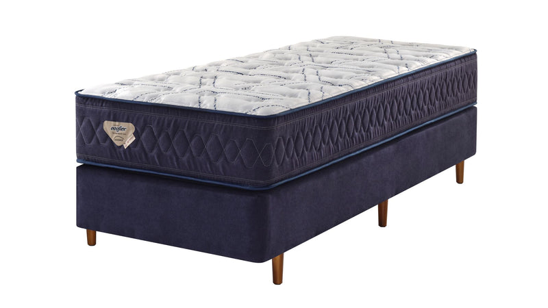 Cama Box Com Colchão Ecoflex  High Density II Com Molas Superlastic