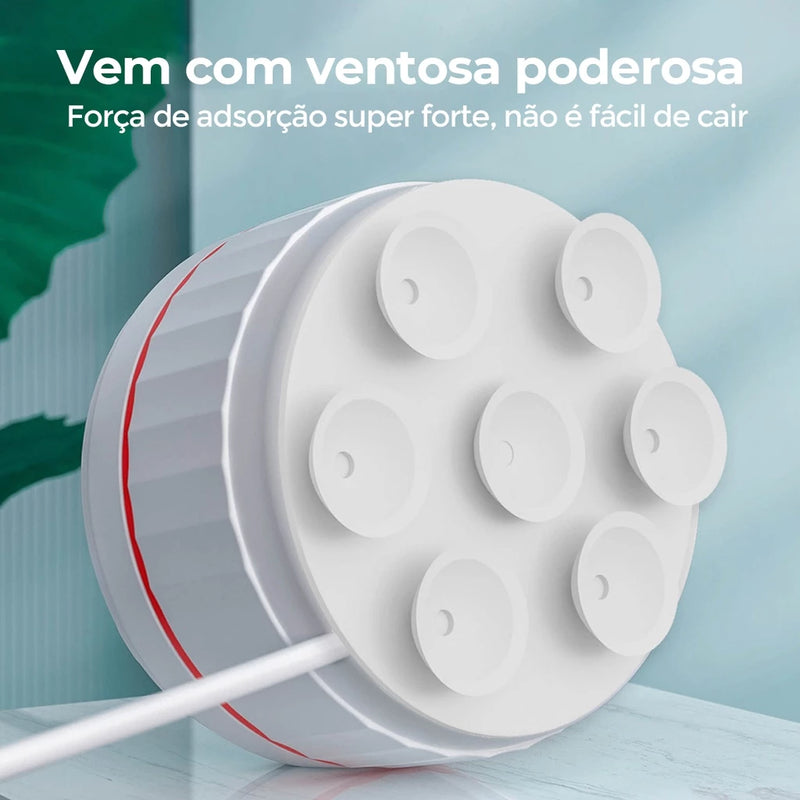 Mini Máquina de Lavar Roupas Panos Toalhas no Balde Portátil Ultrassônica  - Lavanderia USB Lava Louças Branco com USB